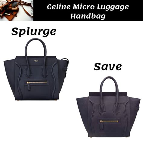 celine micro luggage handbag dupe|celine knockoff handbags.